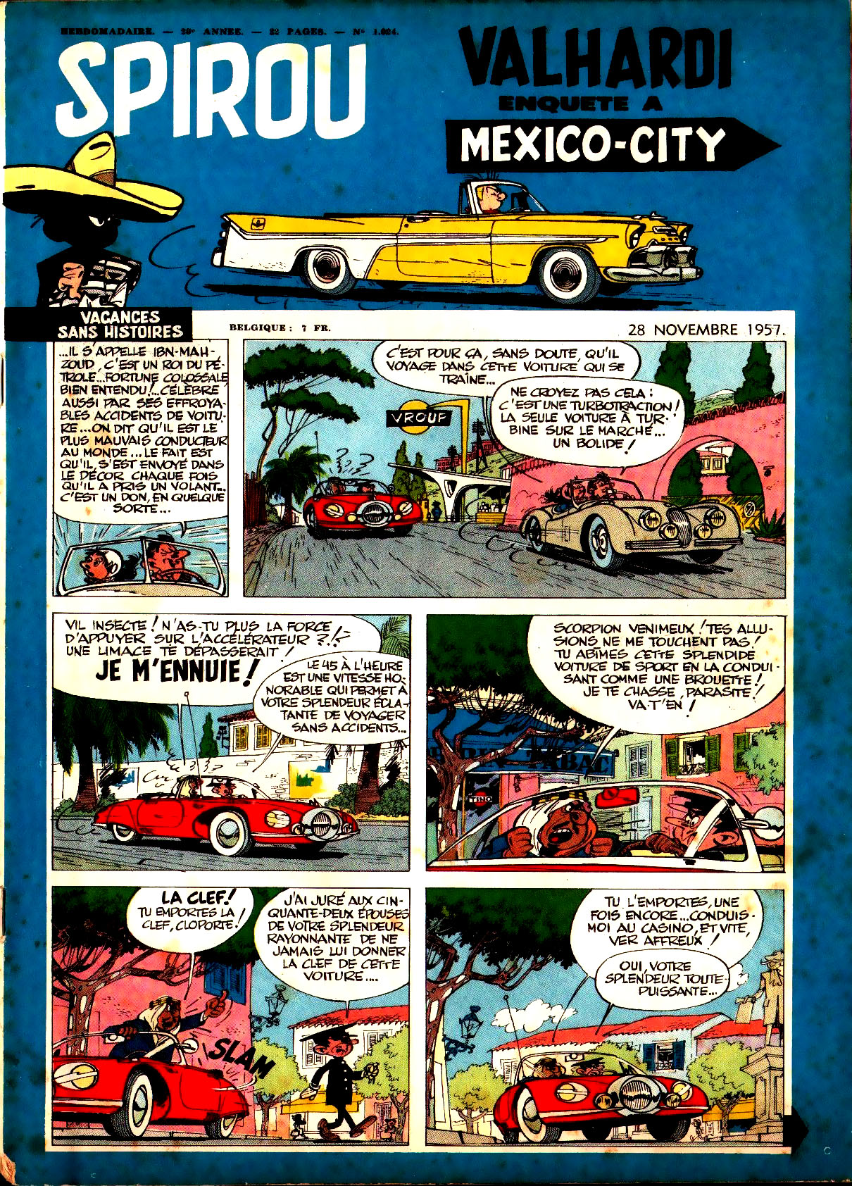 Spirou N 1024 du 28 novembre 1957