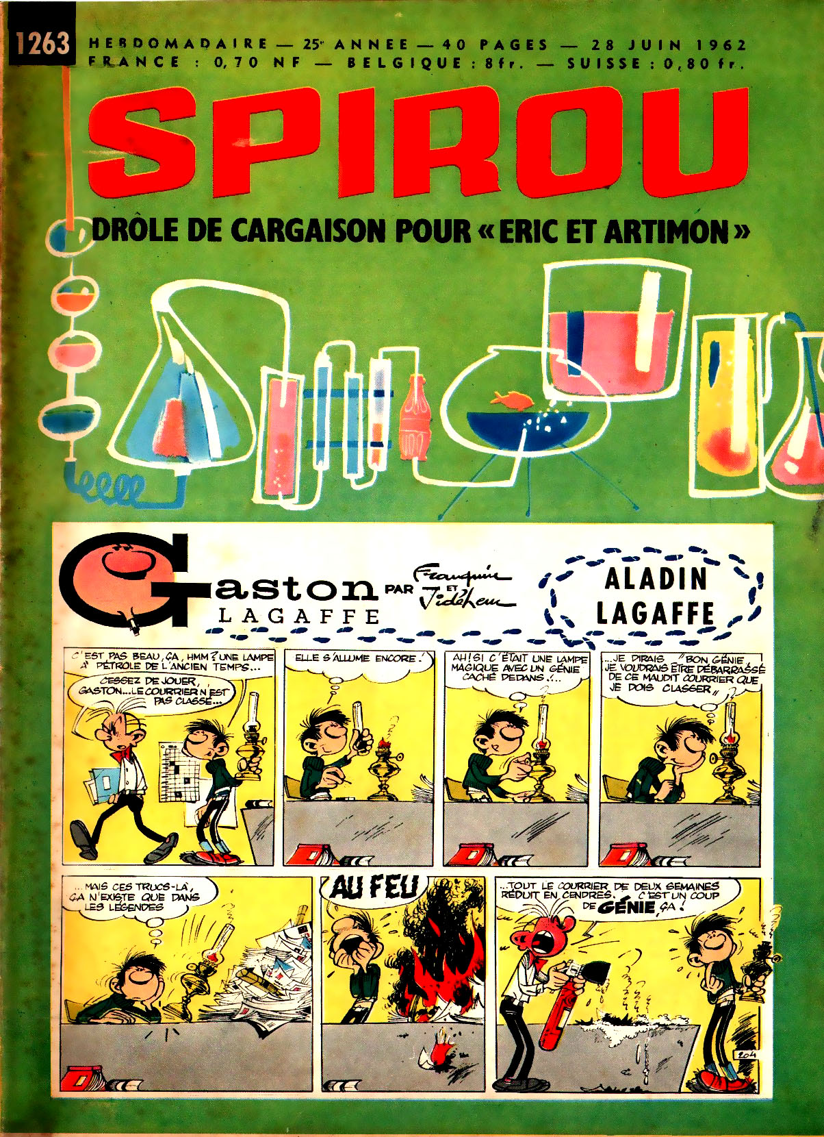 Spirou N 1263 du 28 juin 1962