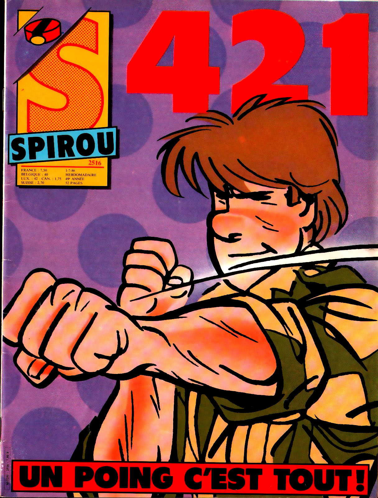 Spirou N 2516 du 1 juillet 1986