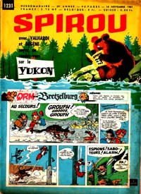 Spirou N 1231 du 16 novembre 1961