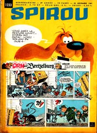 Spirou N 1233 du 30 novembre 1961