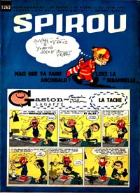 Spirou N 1262 du 21 juin 1962