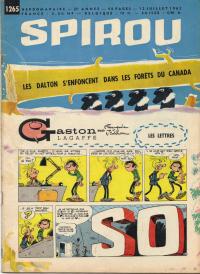 Spirou N 1265 du 12 juillet 1962