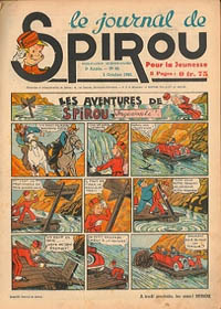 Le journal de Spirou N° 129 du 3 octobre 1940