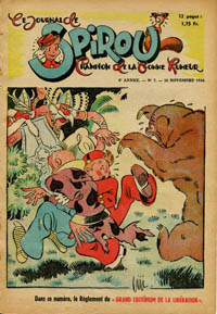 Le journal de Spirou N 344 du 16 novembre 1944