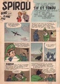 Spirou N 833 du 1 avril 1954