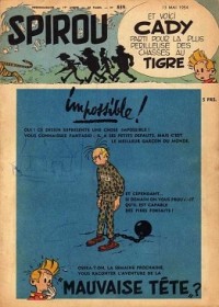 Spirou N 839 du 13 mai 1954