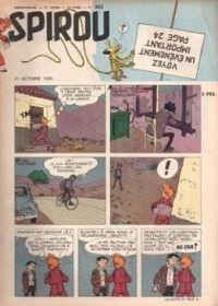 Spirou N° 862 du 21 octobre 1954